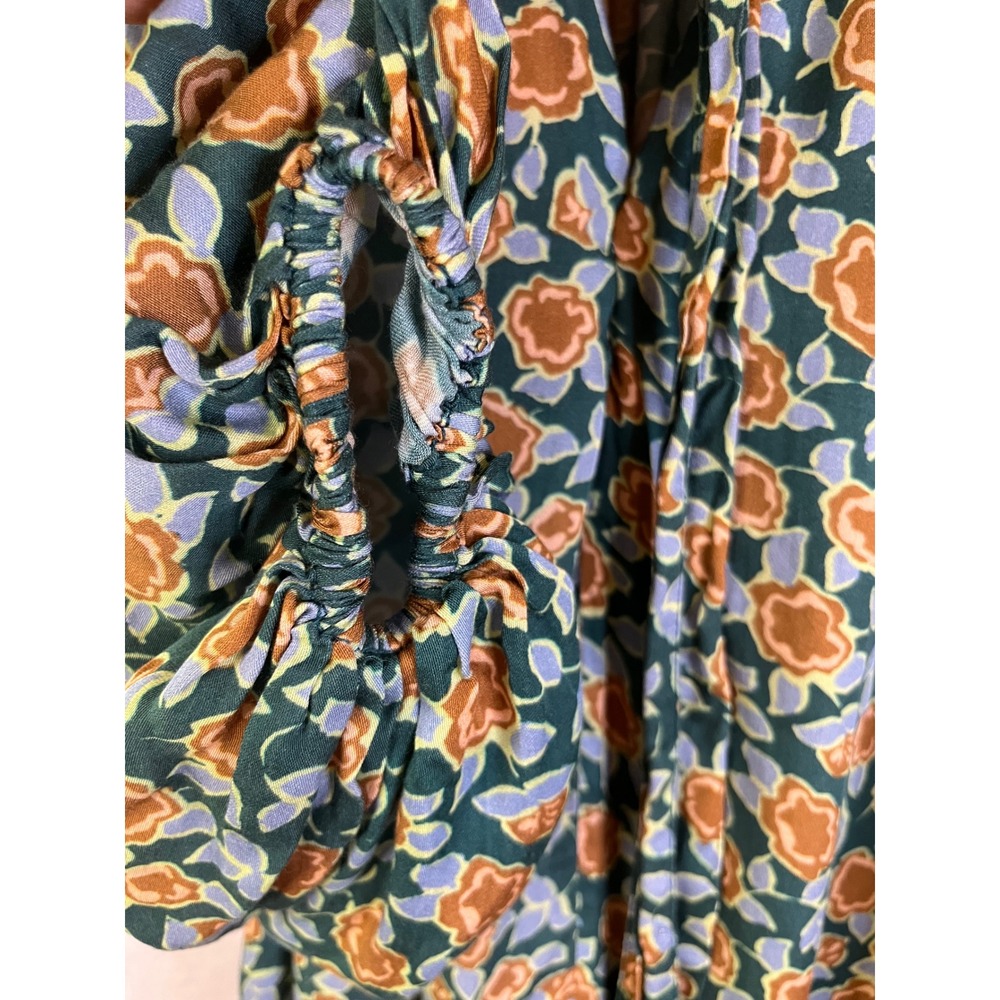 Anthropologie Omkia Mini Dress Balloon Sleeve Sz S - Picture 4 of 12